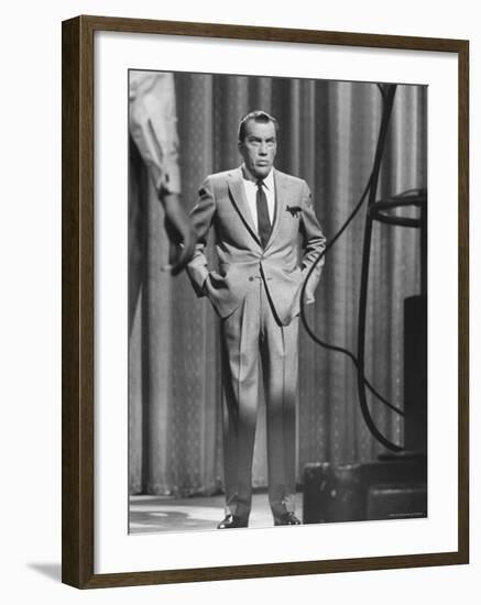 TV Showman, Ed Sullivan-Yale Joel-Framed Premium Photographic Print