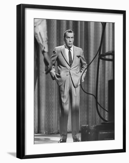 TV Showman, Ed Sullivan-Yale Joel-Framed Premium Photographic Print