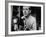 TV Star Johnny Carson at Home Studying Astronomy from the Large Telescope in His Window-Arthur Schatz-Framed Premium Photographic Print