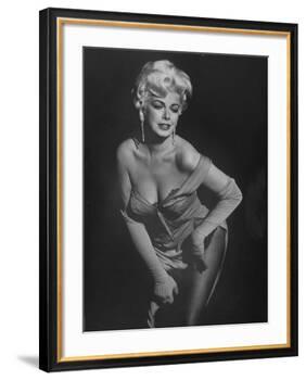 TV Stripper Barbara Nichols in the Play "The Untouchables"-J. R. Eyerman-Framed Premium Photographic Print