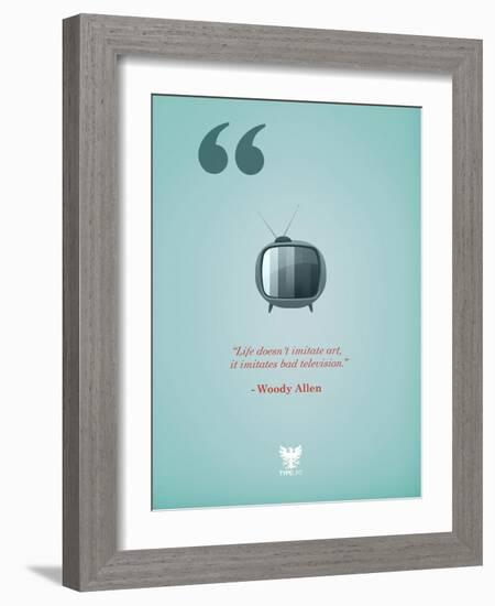 TV-TypeLike-Framed Art Print