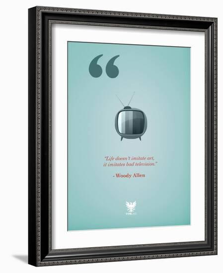 TV-TypeLike-Framed Art Print