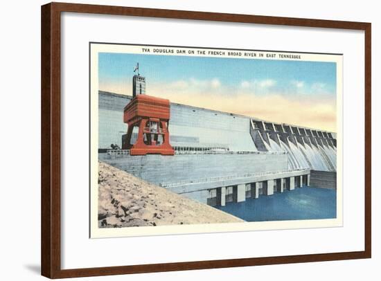 TVA Douglas Dam-null-Framed Art Print