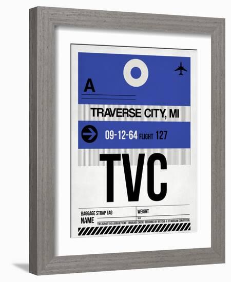 TVC Traverse City Luggage Tag I-NaxArt-Framed Art Print