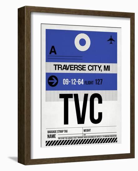 TVC Traverse City Luggage Tag I-NaxArt-Framed Art Print