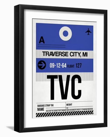 TVC Traverse City Luggage Tag I-NaxArt-Framed Art Print