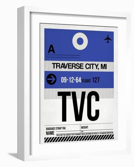 TVC Traverse City Luggage Tag I-NaxArt-Framed Art Print