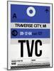 TVC Traverse City Luggage Tag I-NaxArt-Mounted Art Print