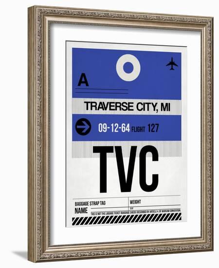 TVC Traverse City Luggage Tag I-NaxArt-Framed Art Print