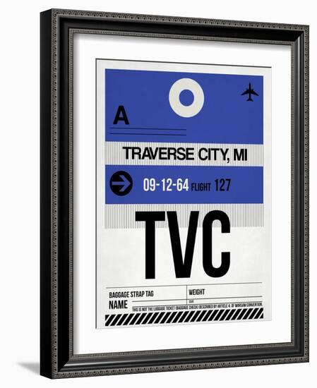 TVC Traverse City Luggage Tag I-NaxArt-Framed Art Print