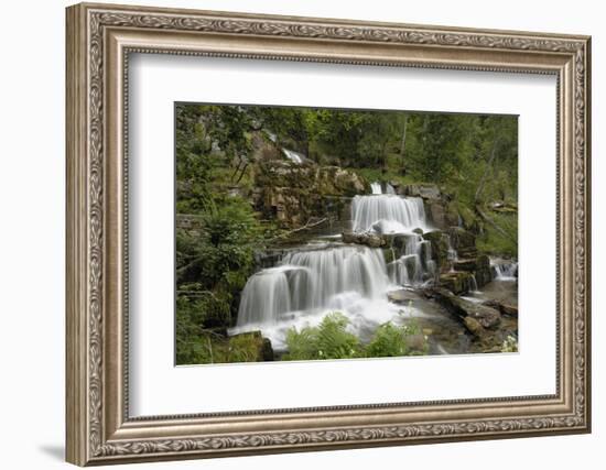 Tvindefossen Waterfall, Tvinde Near Voss, Hordaland, Norway, Scandinavia, Europe-Gary Cook-Framed Photographic Print