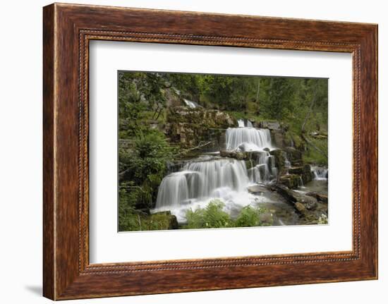 Tvindefossen Waterfall, Tvinde Near Voss, Hordaland, Norway, Scandinavia, Europe-Gary Cook-Framed Photographic Print