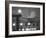 Twa Plane Landing at O'Hare Airport-null-Framed Photographic Print