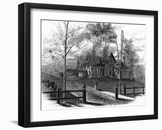 Twain Home Hartford-null-Framed Art Print