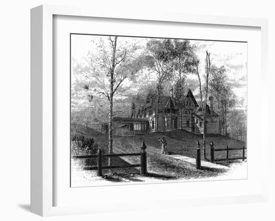 Twain Home Hartford-null-Framed Art Print