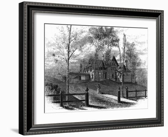 Twain Home Hartford-null-Framed Art Print