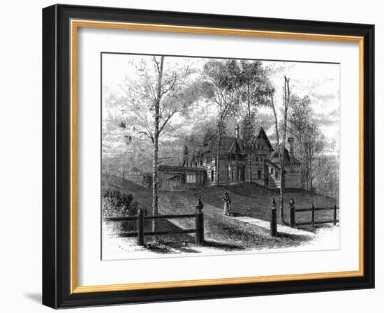 Twain Home Hartford-null-Framed Art Print