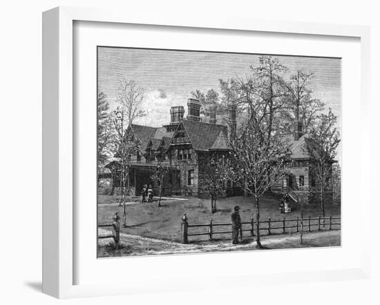 Twain Home Hartford-null-Framed Art Print