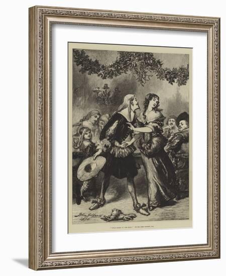 Twas Merry in the Hall!-Sir John Gilbert-Framed Giclee Print