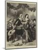 Twas Merry in the Hall!-Sir John Gilbert-Mounted Giclee Print