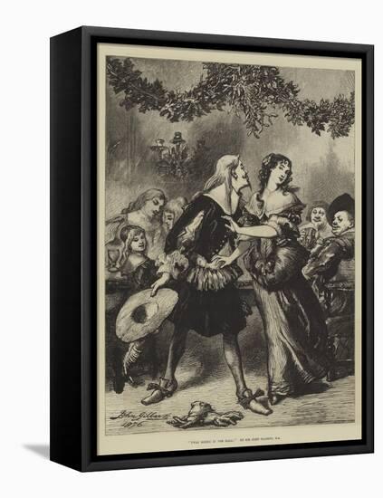 Twas Merry in the Hall!-Sir John Gilbert-Framed Premier Image Canvas