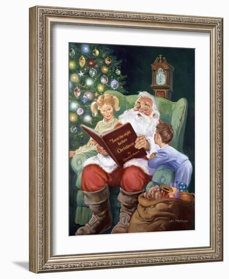 Twas the Night before Christmas-Hal Frenck-Framed Giclee Print