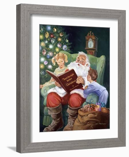 Twas the Night before Christmas-Hal Frenck-Framed Giclee Print