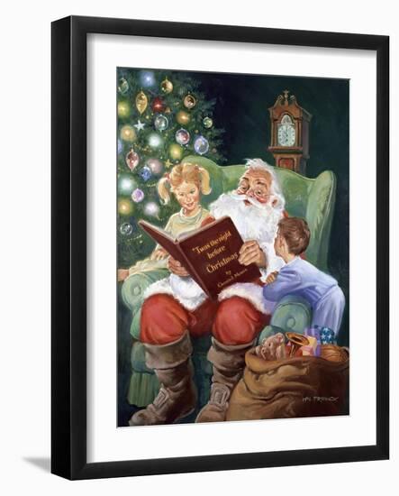 Twas the Night before Christmas-Hal Frenck-Framed Giclee Print