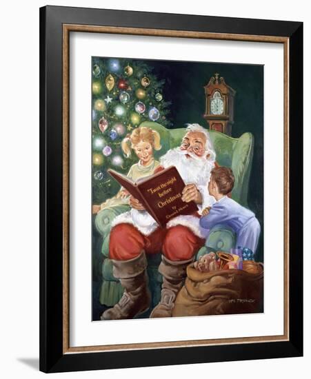 Twas the Night before Christmas-Hal Frenck-Framed Giclee Print