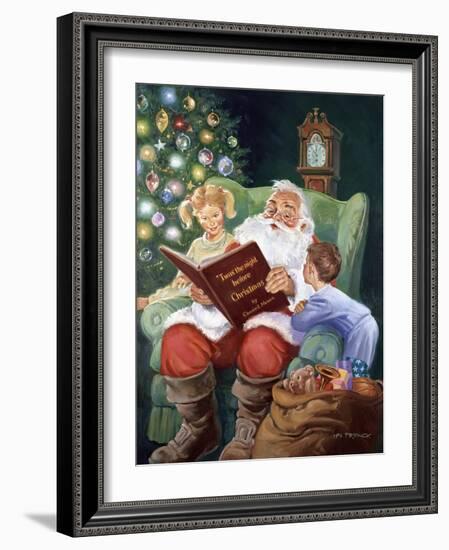 Twas the Night before Christmas-Hal Frenck-Framed Giclee Print