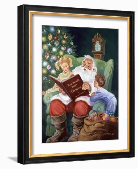 Twas the Night before Christmas-Hal Frenck-Framed Giclee Print