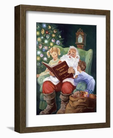 Twas the Night before Christmas-Hal Frenck-Framed Giclee Print