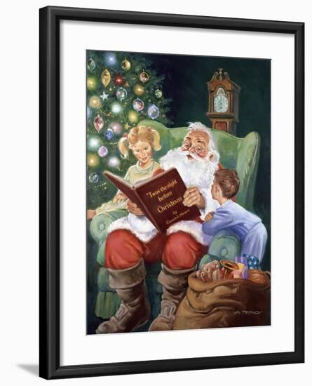 Twas the Night before Christmas-Hal Frenck-Framed Giclee Print