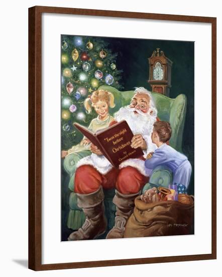 Twas the Night before Christmas-Hal Frenck-Framed Giclee Print