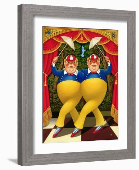 Tweedledum and Tweedledee, 1998-Frances Broomfield-Framed Giclee Print