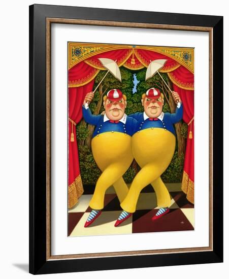 Tweedledum and Tweedledee, 1998-Frances Broomfield-Framed Giclee Print