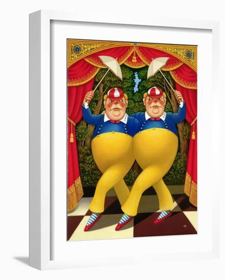 Tweedledum and Tweedledee, 1998-Frances Broomfield-Framed Giclee Print