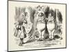 Tweedledum and Tweedledee, Illustration from 'Through the Looking Glass', by Lewis Carroll (1832 --John Tenniel-Mounted Giclee Print