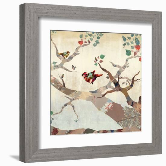 Tweet for Spring II-Anna Polanski-Framed Art Print