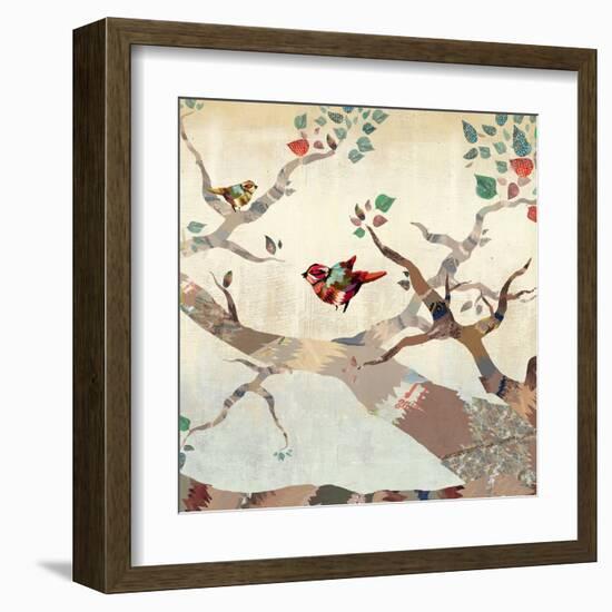 Tweet for Spring II-Anna Polanski-Framed Art Print