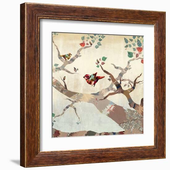 Tweet for Spring II-Anna Polanski-Framed Art Print