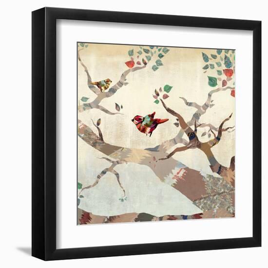 Tweet for Spring II-Anna Polanski-Framed Art Print