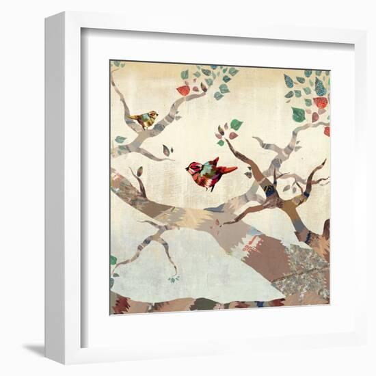 Tweet for Spring II-Anna Polanski-Framed Art Print