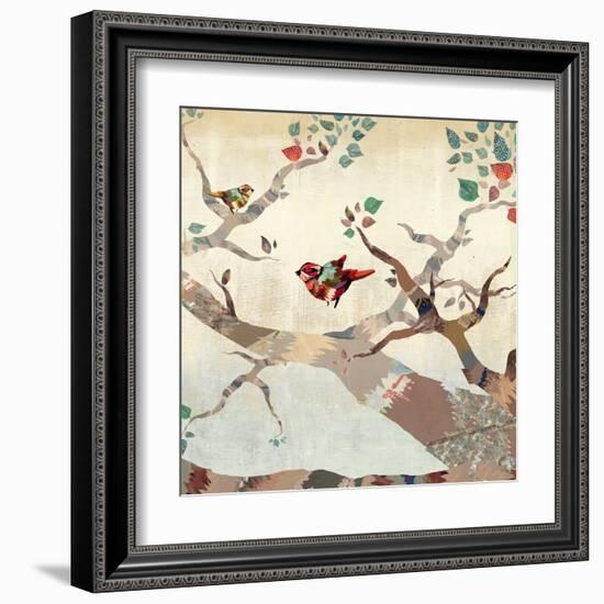 Tweet for Spring II-Anna Polanski-Framed Art Print