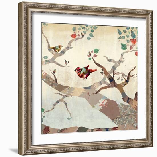 Tweet for Spring II-Anna Polanski-Framed Art Print