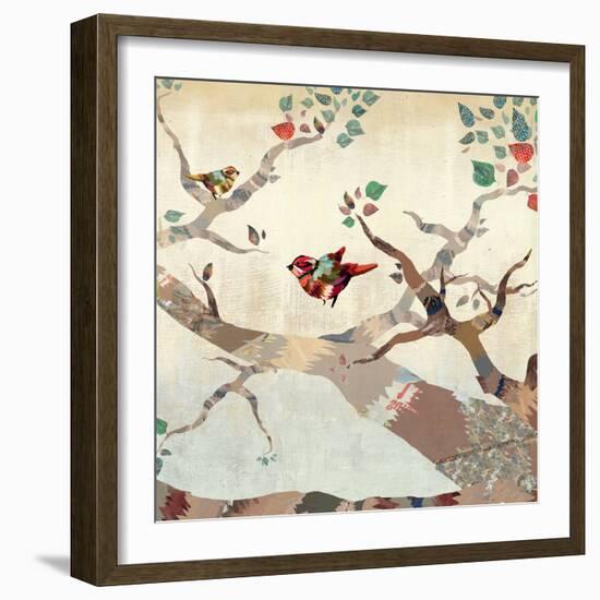 Tweet for Spring II-Anna Polanski-Framed Art Print