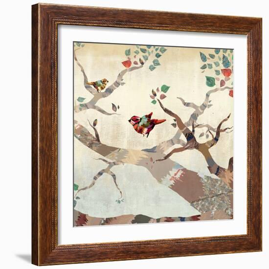 Tweet for Spring II-Anna Polanski-Framed Art Print