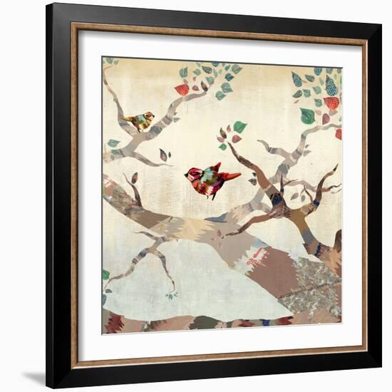 Tweet for Spring II-Anna Polanski-Framed Art Print