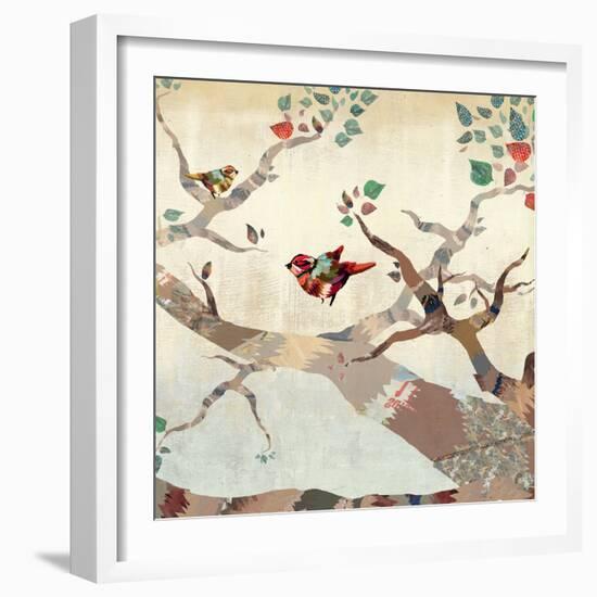 Tweet for Spring II-Anna Polanski-Framed Art Print