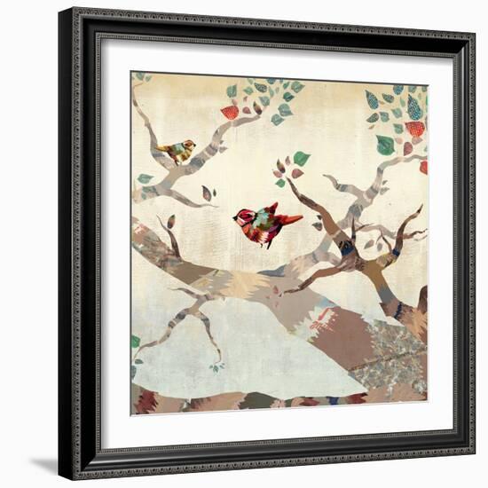 Tweet for Spring II-Anna Polanski-Framed Art Print